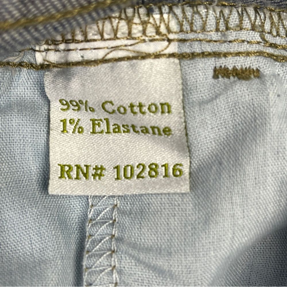 GARNET HILL blue wide leg jeans, size 8L - Picture 11 of 12